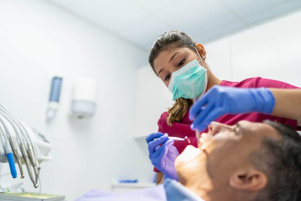 image of routine dental procedure